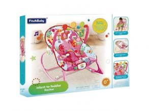 Fitch Baby: Elefanten-Babystuhl in Rosa mit Sound und Vibration