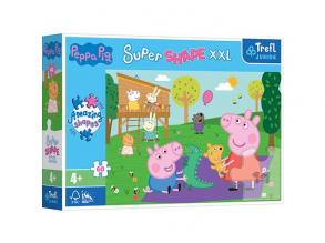 Peppa Pig und Zsoli auf dem Spielplatz 60pcs XXL Puzzle - Trefl