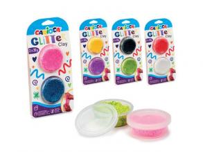 Glitter Glitter Clay 2er Pack in verschiedenen Sorten 2x20g - Carioca