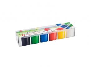 ICO Sin 25ml Tiegel 6 Farben Tempera Set