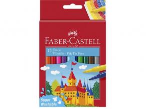 Faber-Castell Schloss 554201 Satz mit 12 gemischten Markern