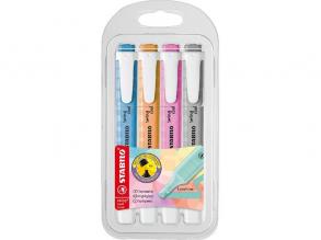 Stabilo swing cool Pastell 4er Set Textmarker