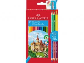 Faber-Castell 12+3 zweifarbig (120112+3) Buntstiftset