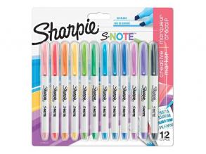 Sharpie S-Note 2:1 Beschriftung 12 Marker auf Wasserbasis