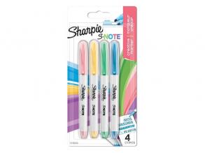 Sharpie S-Note 2:1 Beschriftung 4 Marker auf Wasserbasis