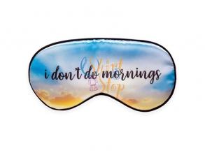 Kikkerland TT43 "I Don't Do Mornings" Schlafmaske mit Aufschrift