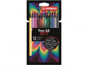 Stabilo: Stift 68 ARTY Premium-Faserschreiber 12er-Set