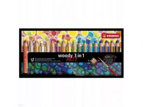 Stabilo: Woody Arty 3-in-1 Buntstiftset 18tlg.