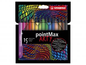 STABILO pointMax Fineliner ARTY, 15 Stück.