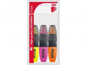 ICO Focus 2+1pcs BL Textmarker