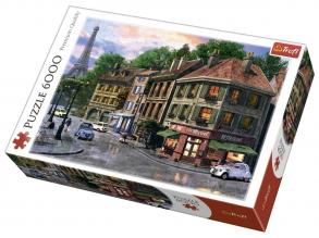 Straßen von Paris 6000 Teile Puzzle - Trefl