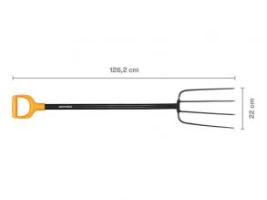 Fiskars Kompostgabel aus massivem Metall