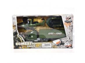 Combat Force 9 Militärspielset mit Hubschrauber und Zubehör