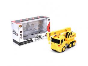 City Truck Kranwagen mit Licht und Sound 24cm