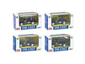 Die-Cast Classics: Militärlastwagen in verschiedenen Ausführungen 1/55