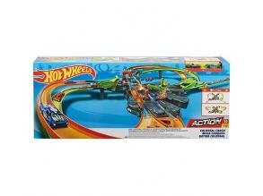 Hot Wheels: kolossale Kollisionen Schienen-Set - Mattel