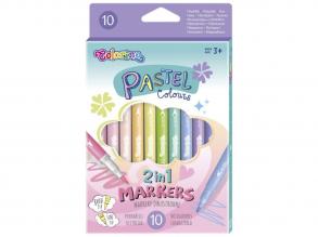 Colorino Brush Pastell Marker Stifte 10 Stück