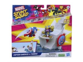 Marvel Stunt Squad: Captain America vs. Thanos Shooter Set - Hasbro