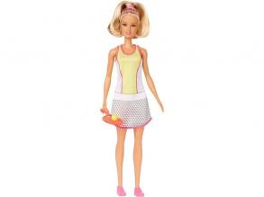 Barbie-Karrierepuppen: die blondhaarige Tennisspielerin Barbie