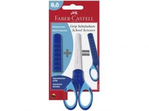 Faber-Castell: Grip Schulschere blau