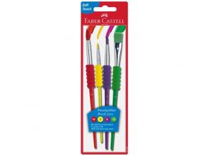 Faber-Castell Soft Touch 4er-Pinselset