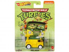 Hot Wheels: Premium Real Rides Teen Ninja Turtles Party Wagon 1/64 - Mattel