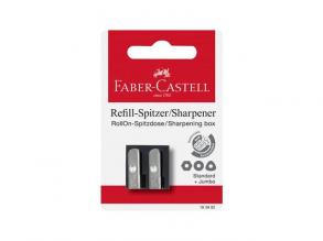 Faber-Castell: Doppelspitzer aus Metall mit auswechselbarem Spitzer