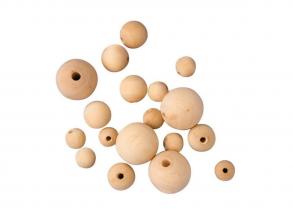 Spielkugeln aus Holz, 20 mm, 50 Stück