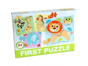 Baby-Puzzle mit Baby-Tieren - D-Toys