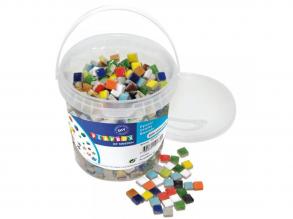 PlayBox: Bunte kreative Mosaikmischung 12x12mm Packung mit 600 Stück