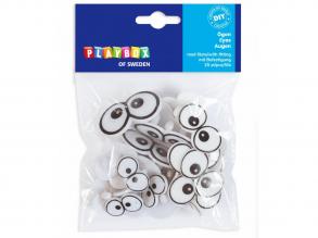 PlayBox: Lustige Augen aus Plastik, 25-teiliges Set