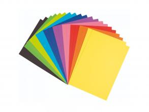 PlayBox: Farbkartonpapier-Set 20 Stück A/4 180gr