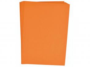 PlayBox: Orangefarbenes Kartonpapier Set A/4 Satz mit 25 Stück 180gr