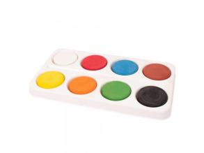 PlayBox: 8-Farben-Aquarellfarben-Set mit 57mm-Scheiben