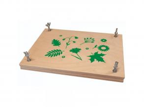 PlayBox: Pflanzenpresse aus Holz 31,8x21,5cm