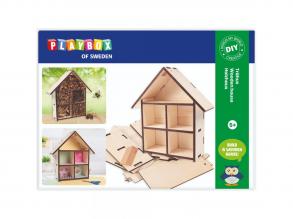 PlayBox: Baue dein eigenes Holzhaus-Set