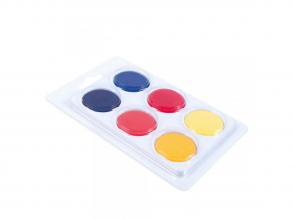 PlayBox: 6-Farben-Aquarellfarben-Set mit 30mm-Scheiben