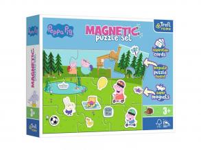 Peppa Pig Magnetisches Puzzleset mit Zubehör - Trefl