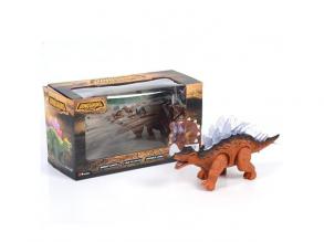 Stegosaurus Dinosaurierfigur mit Lichteffekten