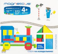 Magnetisches Bilderpuzzle, Zug, 372 Teile, 11 Farben