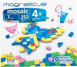 Magnetisches Bilderpuzzle 252 Teile, 7 Farben, 20 Beispielbilder