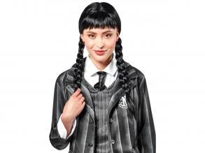 Wednesday/BLACK PLAITED WIG Size: NS