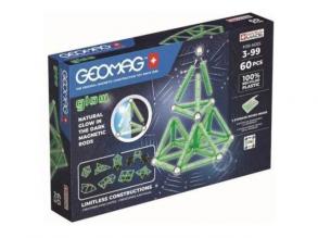 Geomag Glow phosphoreszierend 60teiliger magnetischer Baukasten