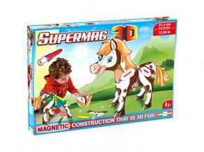 Supermag 3D Pony Magnetisches Bauspiel