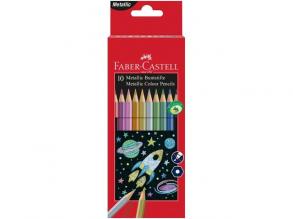 Faber-Castell: Buntstiftset 10er-Set Metallic-Farben