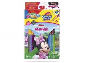 Colorino Doppelseitige dreieckige Buntstifte Minnie 12St.