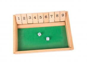 Small Foot - Shut the Box Holzwürfelspiel