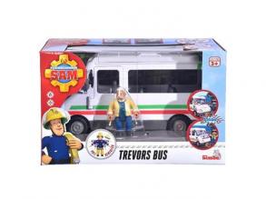 Sam der Feuerwehrmann: Trevors Bus Spielset mit Brettern - Simba Toys