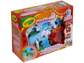 Crayola Washimals: Dinosaurier-Insel-Spielset mit Stiften