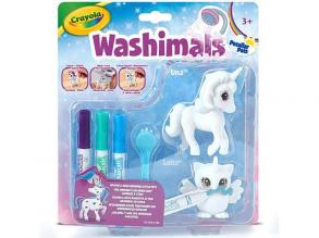 Crayola: Washimals Eule und Einhorn Kreativspiel